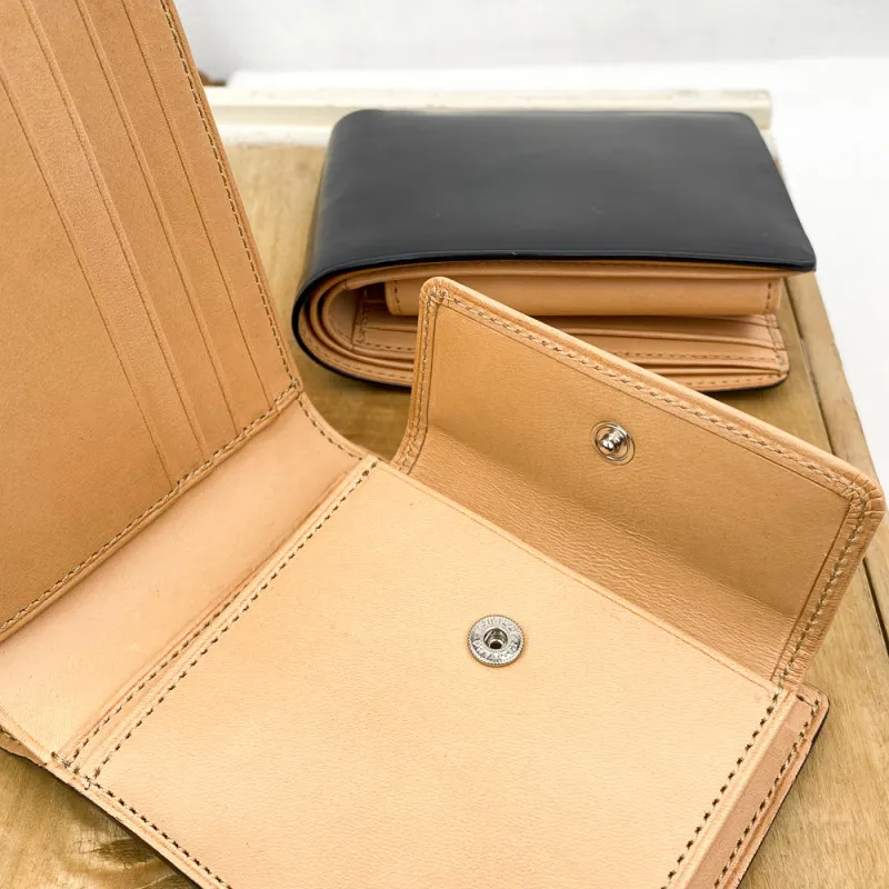 Porte-feuille en cuir tanné